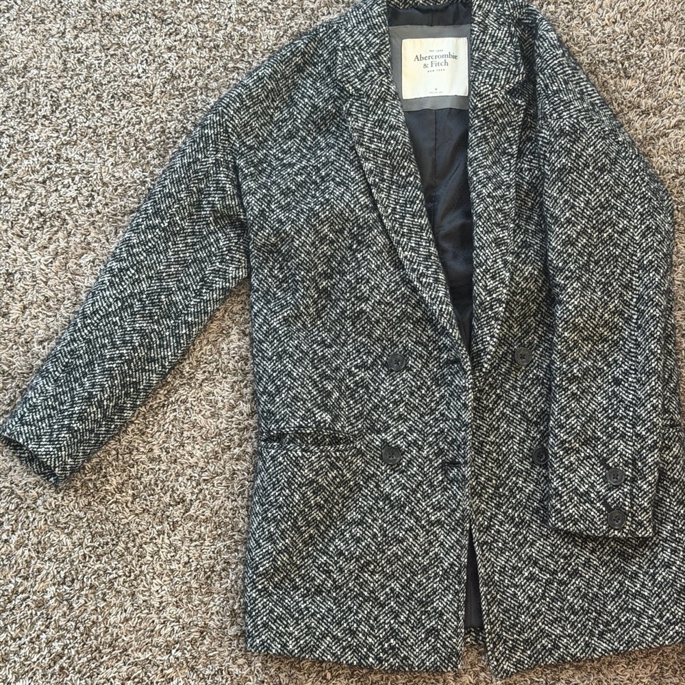 Abercrombie & Fitch tweed Patterned Jacket